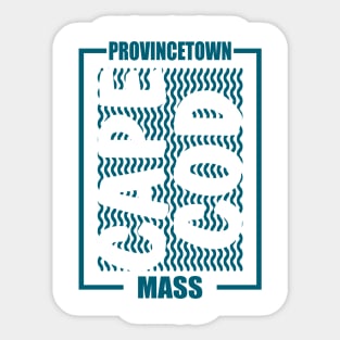 Provincetown - P'Town - Cape Cod Villages Sticker